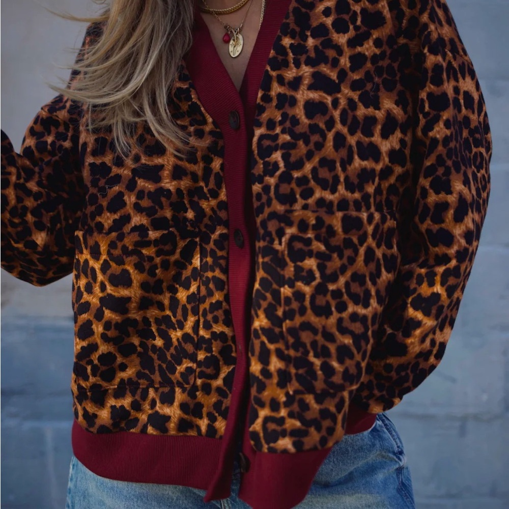 HDYWT Leopard Print Cardigan